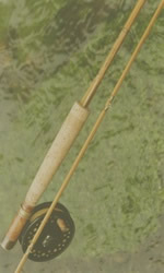 une canne en bambou refendu